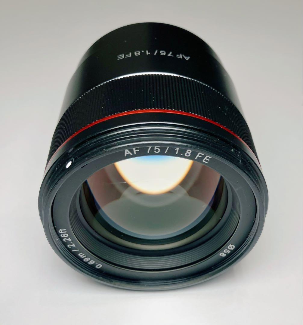 Samyang 75mm 人気 F1.8 AF 美品