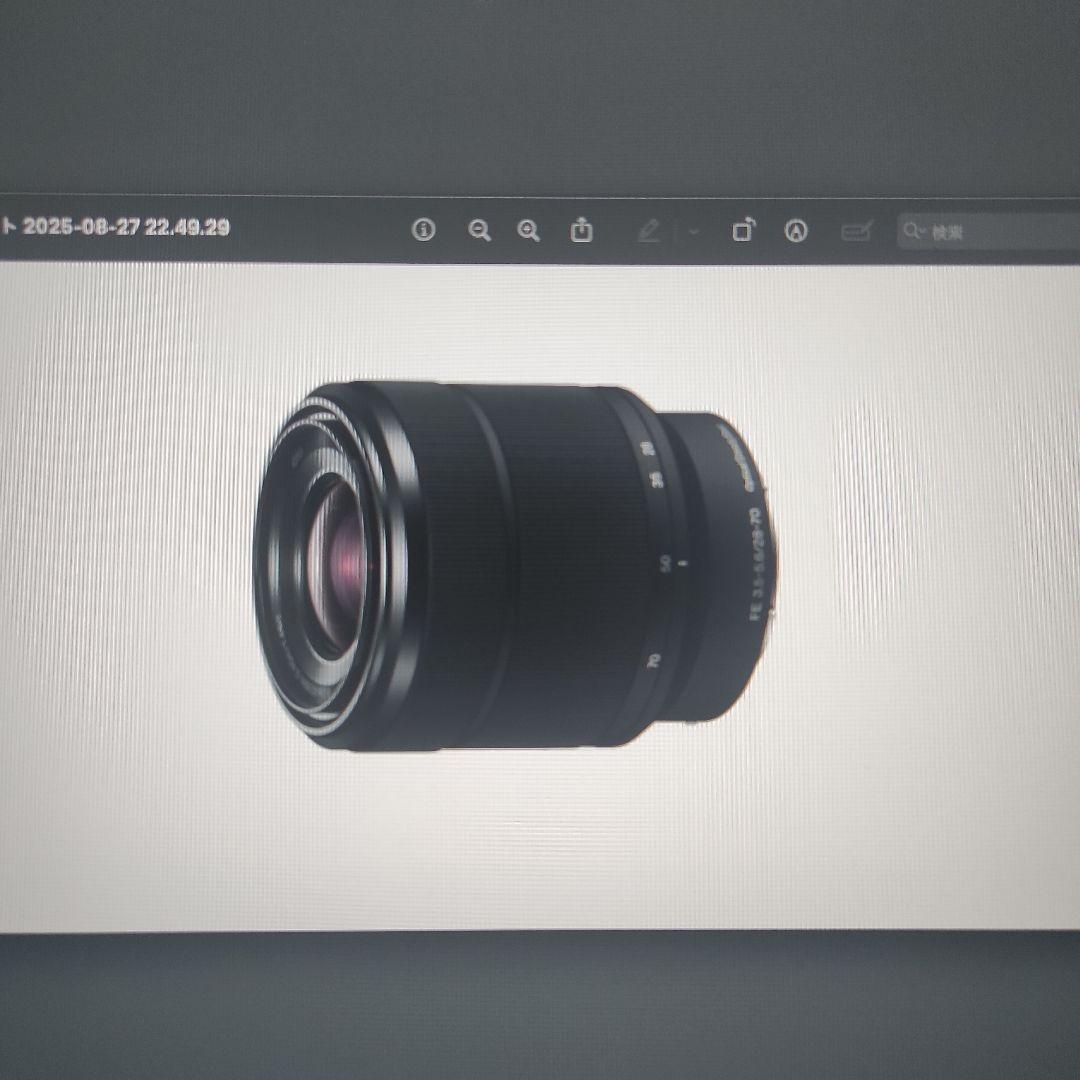 【美品】SONY 標準ズームレンズ FE 28-70mm F3.5-5.6