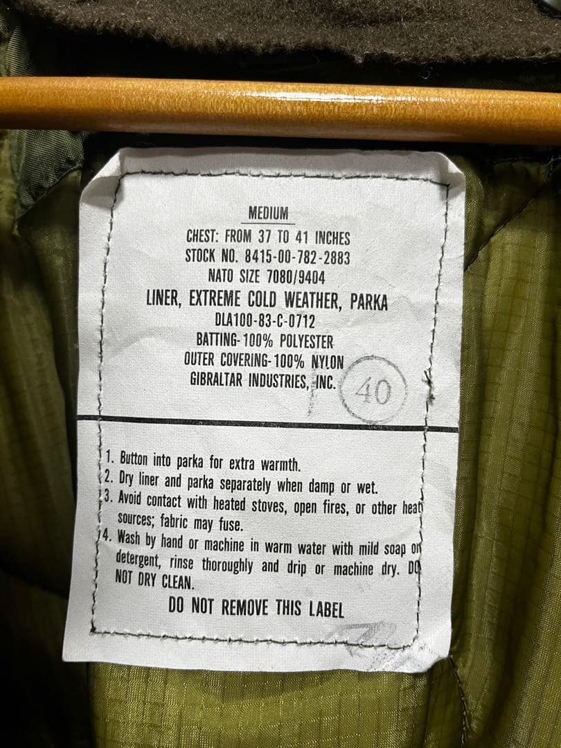 M-65 フィッシュテールパーカー モッズコート ミリタリー米軍 実物 M