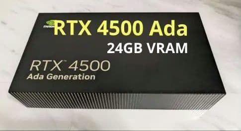 グラフィックボード・グラボ・ビデオカード NVIDIA RTX 4500 Ada VRAM 24GB