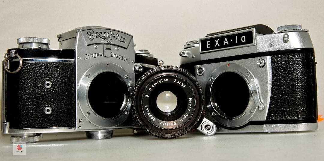 【動作品】Exakta VX,　EXA Ia.　Domiplan 2.8/50