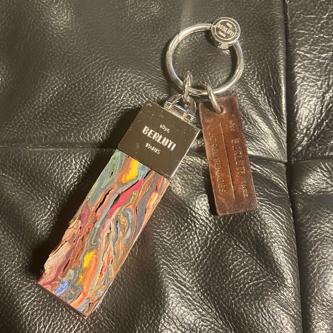 BERLUTI ホルへ・ペナデス コラボキーリング バッグチャーム キーホルダー