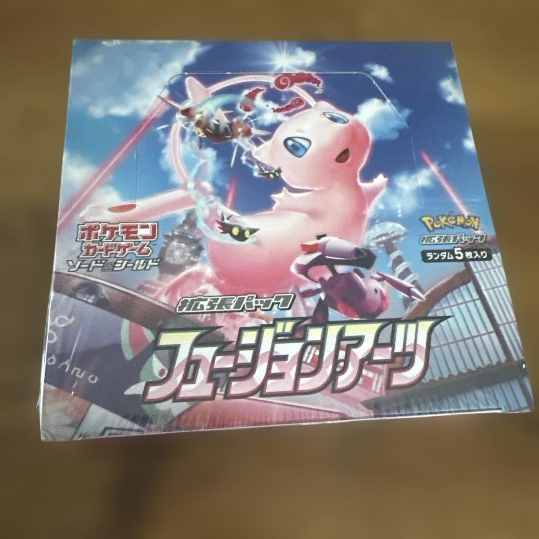新品未開封ポケモンカードゲーム フュージョンアーツ ボックスソード&シールド