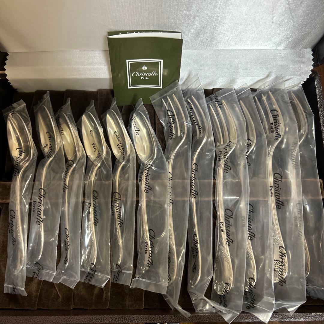 h*i様 クリストフル マルリー ケーキフォーク6本 スプーン6本　高級カトラリ