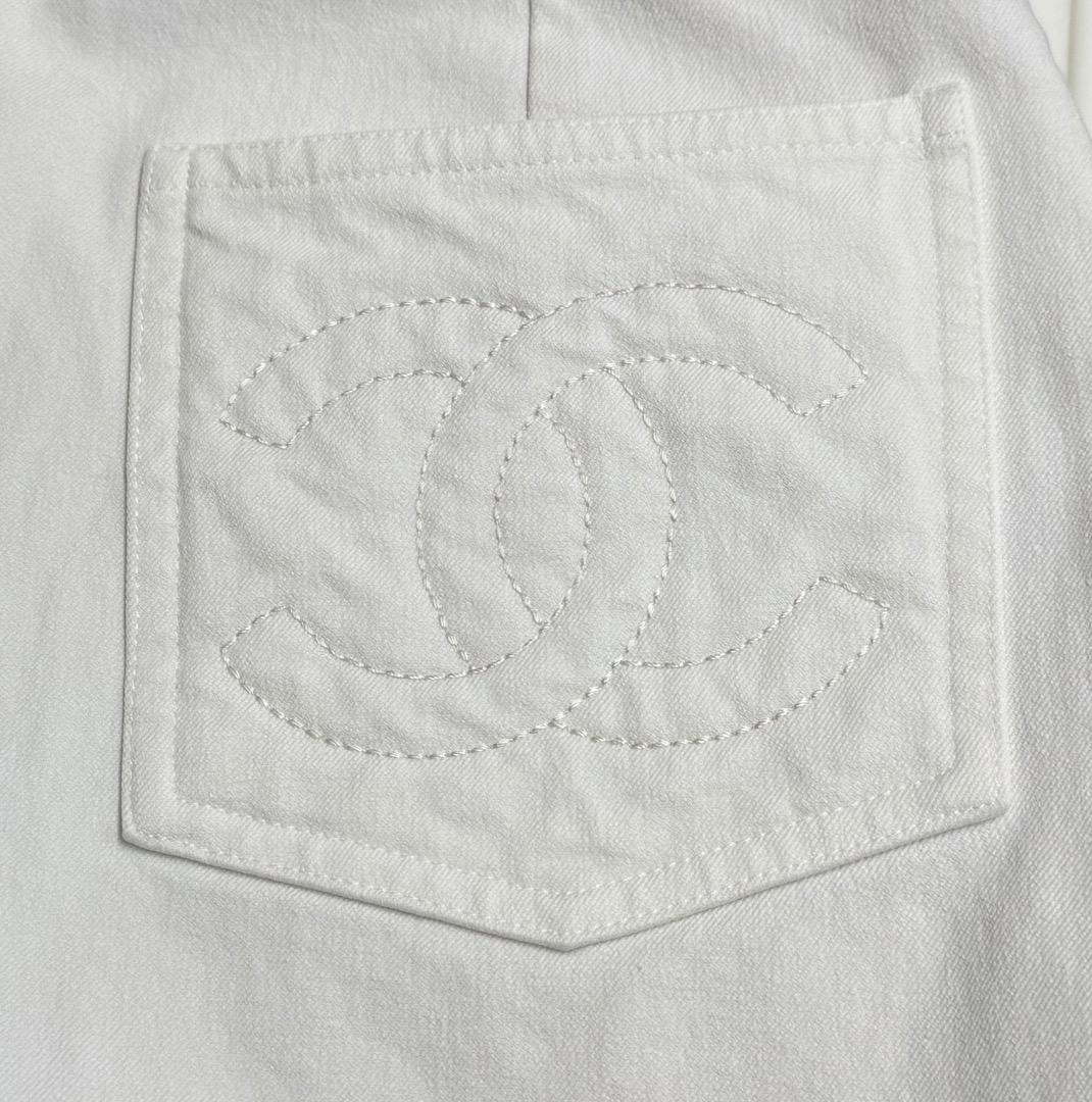 CHANEL デニムショートパンツ