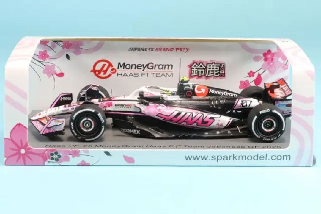 スパーク 1/43 ハース VF-25 日本GP O.ベアマン　S9593