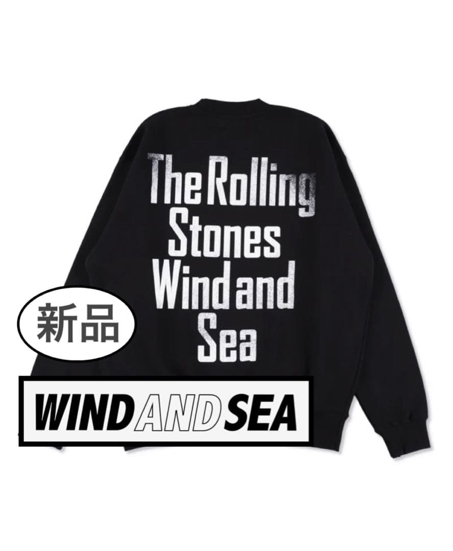 トップス THE ROLLING STONES x WDS CREW NECK SWEAT