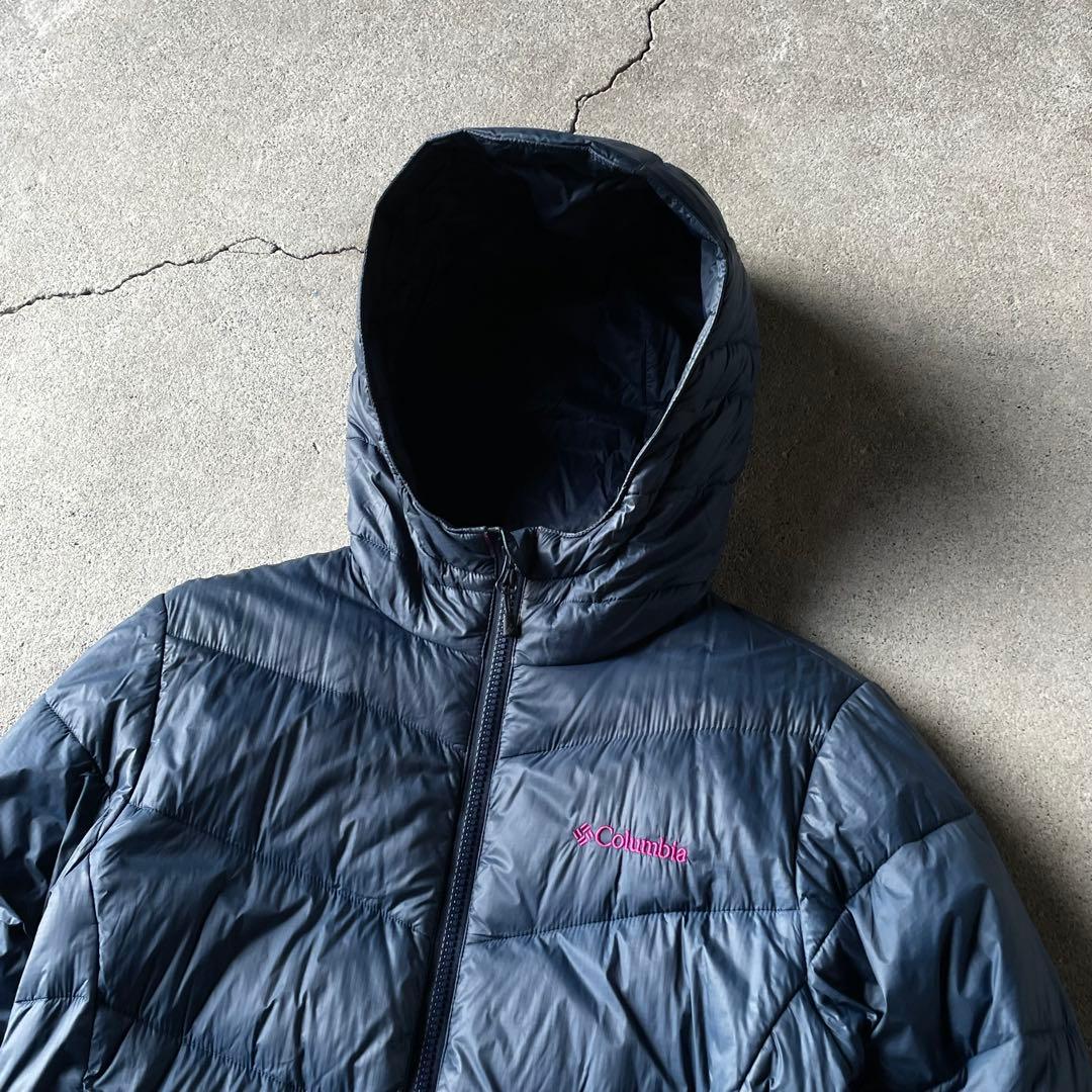 ジャケット・アウター columbia down parka navy pink archive
