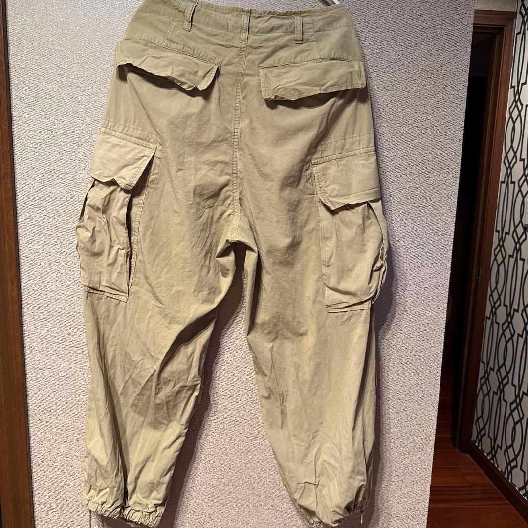 HERILL ベージュ カーゴパンツ36サイズ