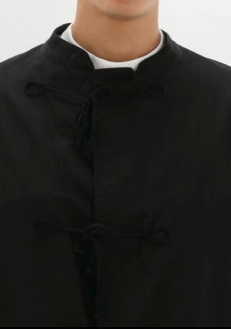 【美品】COMOLI 20AWコットンサテンスタンドカラーセットアップ サイズ3