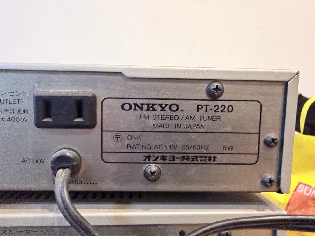 本日限定価格!!ONKYO PT-220 カセットデッキ・CDプレーヤー・