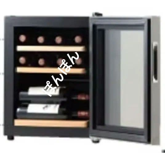 週末迄セール新品同様ファンビーノワインセラー 4段木製棚付き12本〜15本収納