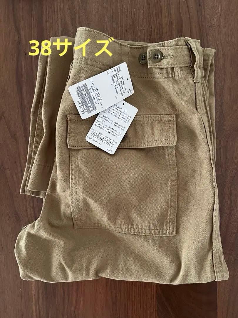 スピックアンドスパン　ルーズベイカーパンツ　38