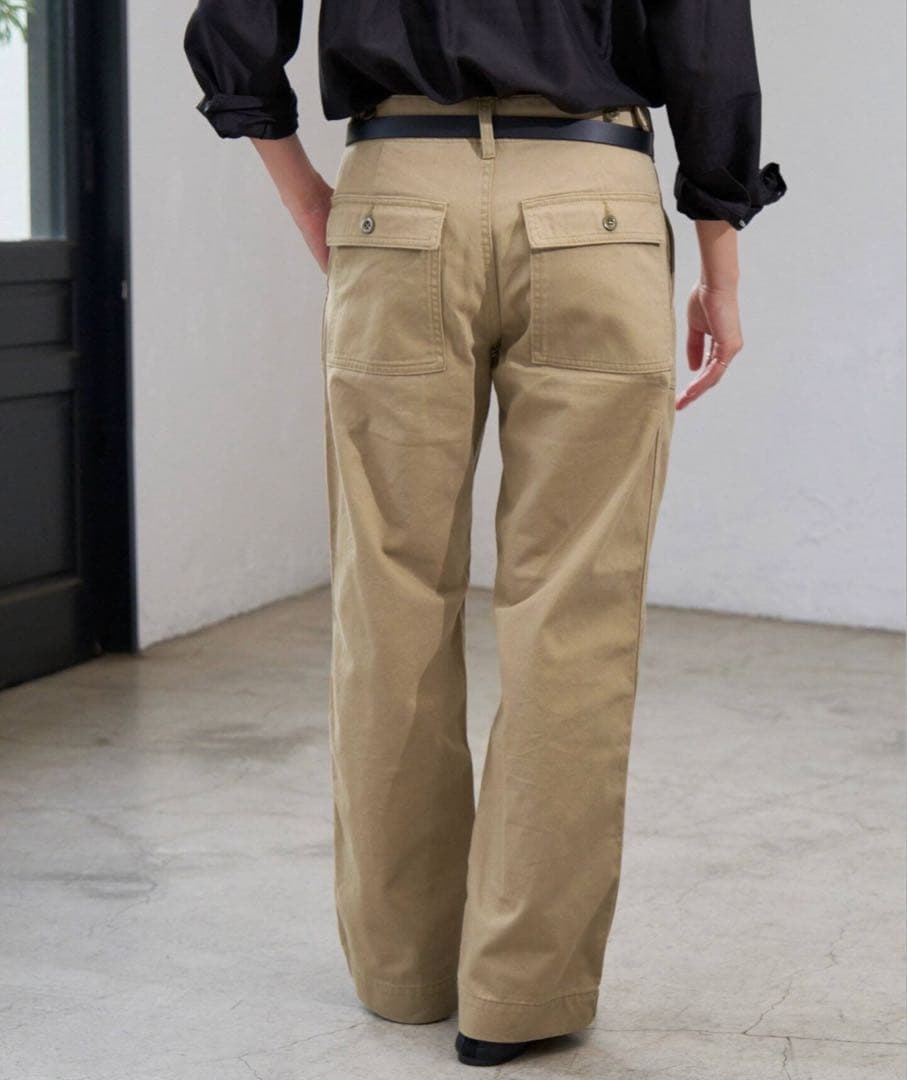 スピックアンドスパン　ルーズベイカーパンツ　38