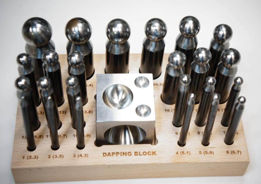 矢坊主24本+サイコロ台　リング　ベル　レザークラフト