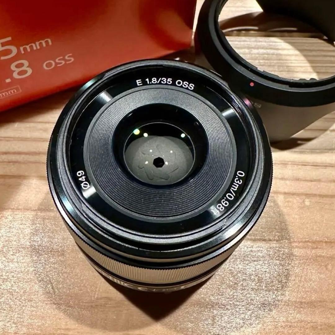 [美品] SONY 単焦点レンズ E35mm F1.8 ソニーEマウント 純正