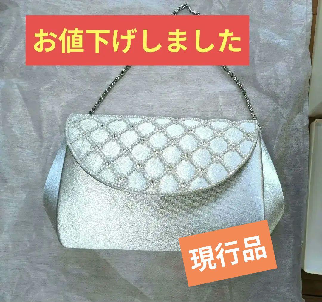 ビーズ刺繍パーティーバッグ　 form forma （東京ソワール）現行品