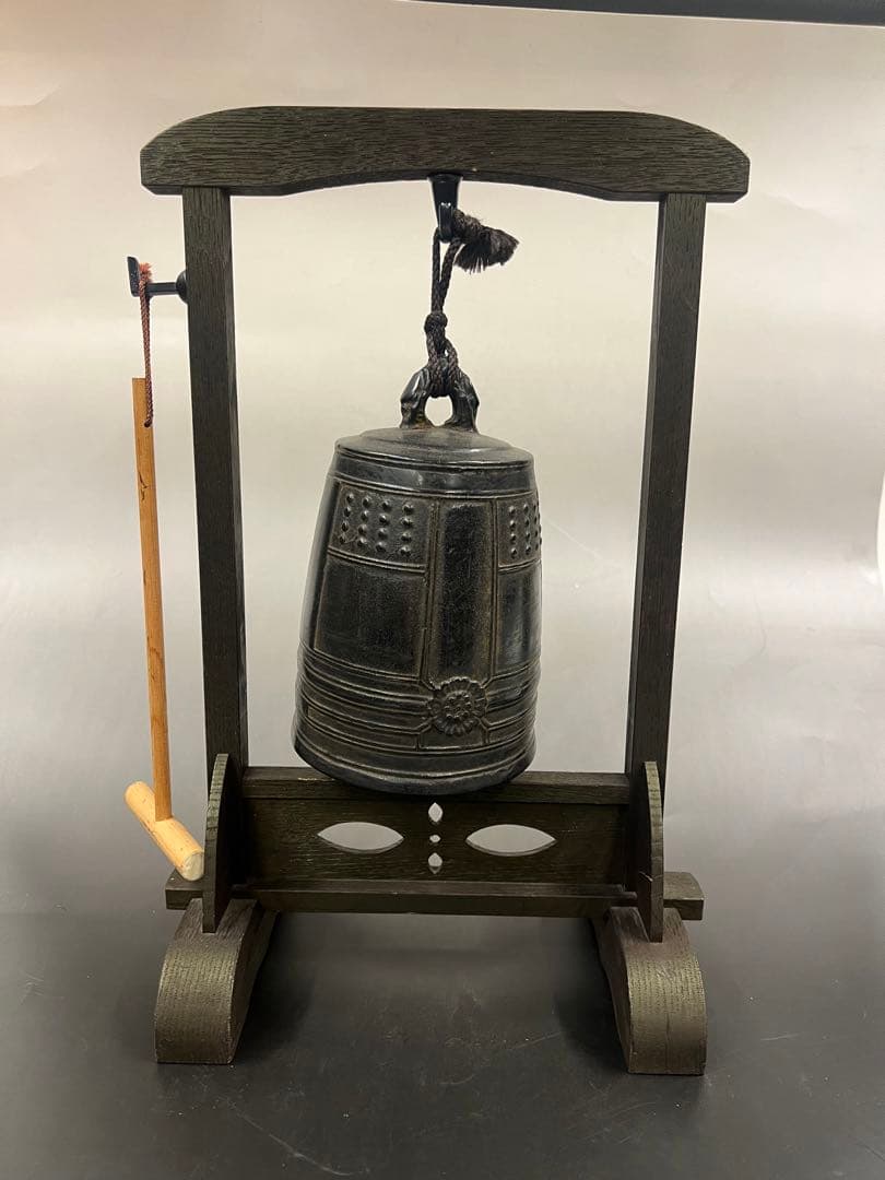 喚鐘　４寸　古手色　小槌付