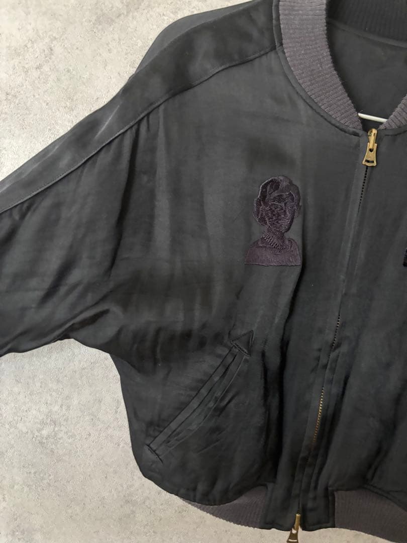 マディソンブルー　刺繍デザインスーベニアジャケット　ブルゾン