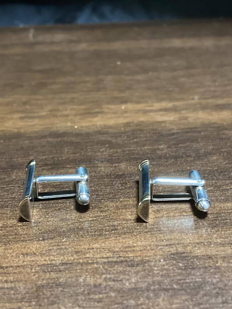 ティファニー コンビ カフス 925 K18 750 オールド ヴィンテージ