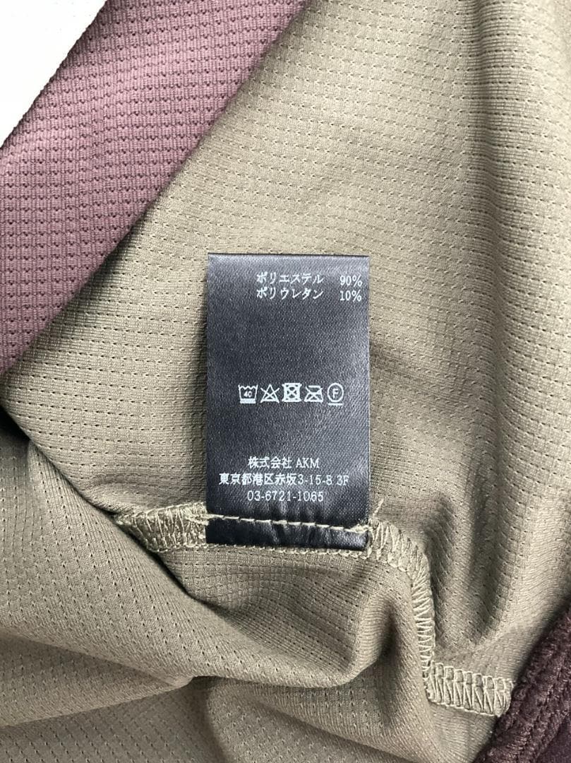 サイズM【未使用】1piu1uguale3 GOLF レイヤノースリーブポロ