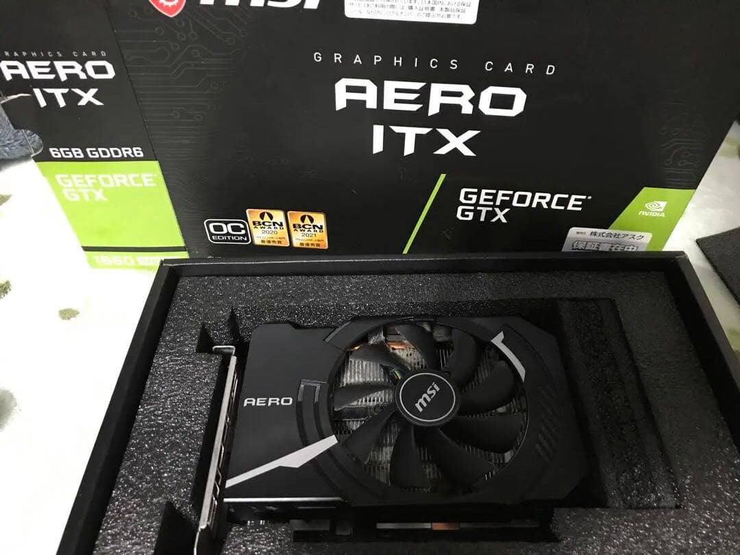 グラフィックボード・グラボ・ビデオカード MSI GTX 1660 SUPER AERO ITX OC