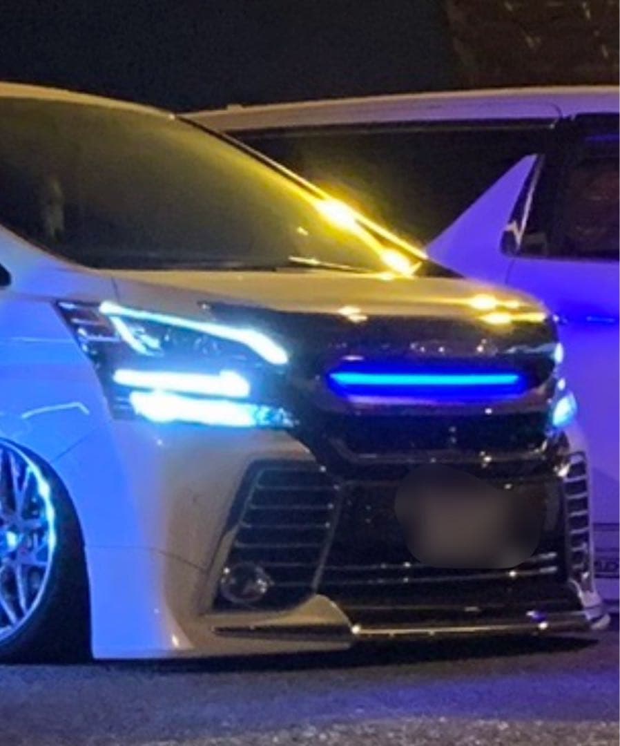 ぽこた 30ヴェルファイア前期モデリスタLEDフロントグリルハーネス欠品