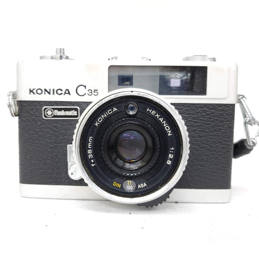 フィルムカメラ KONICA C35 Flash matic F1225-210-4p p