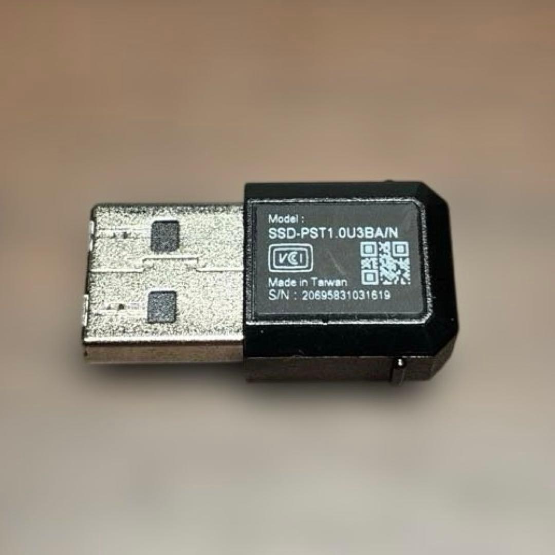 1TB バッファロー ポータブルSSD SSD-PST1.0U3-BA