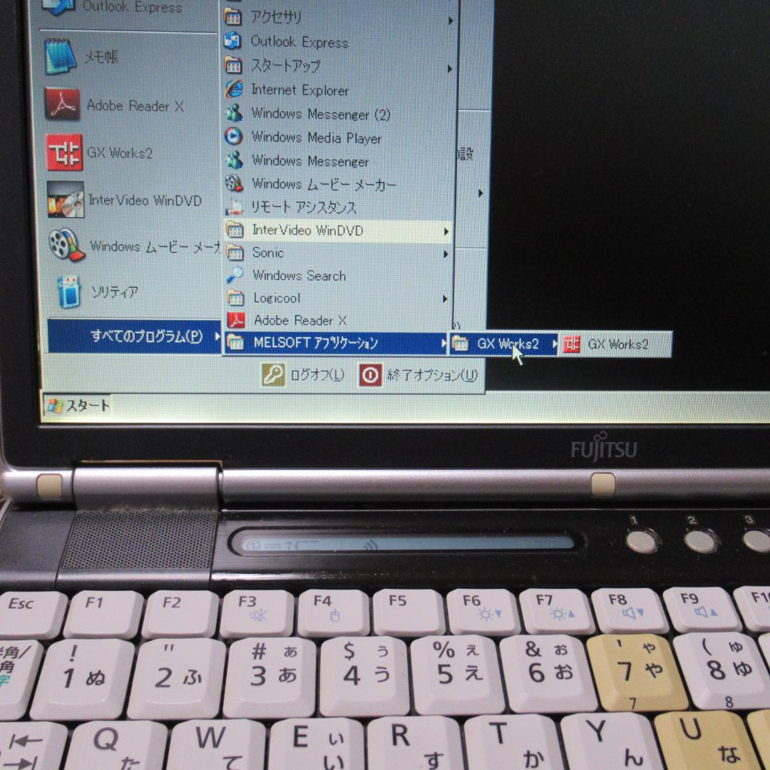 MITSUBISHI GX Works2 CDとインストール済みパソコン