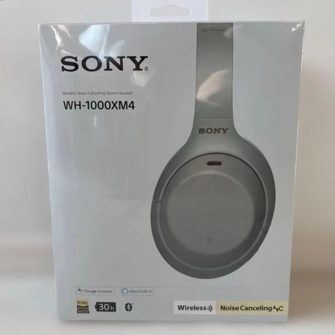 SONY ワイヤレスノイズキャンセリングヘッドホン WH-1000XM4 シル…