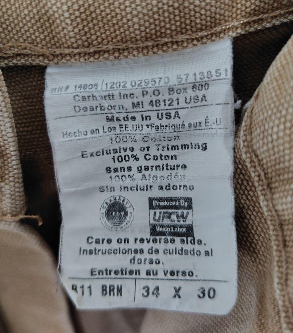 USA製 Carhartt ダックペインターパンツ W34 L30 カーハート