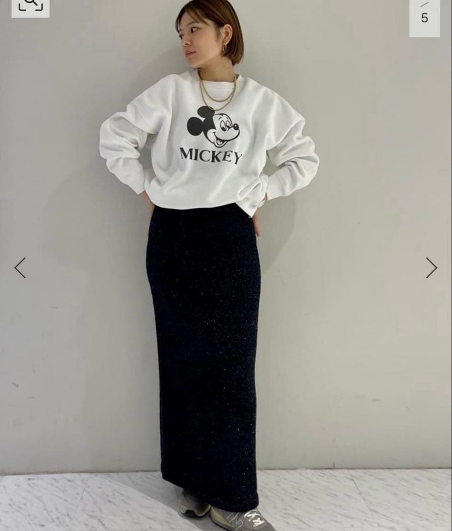 ジャーナルスタンダード レサージュ ミッキー　スウェットプルオーバー