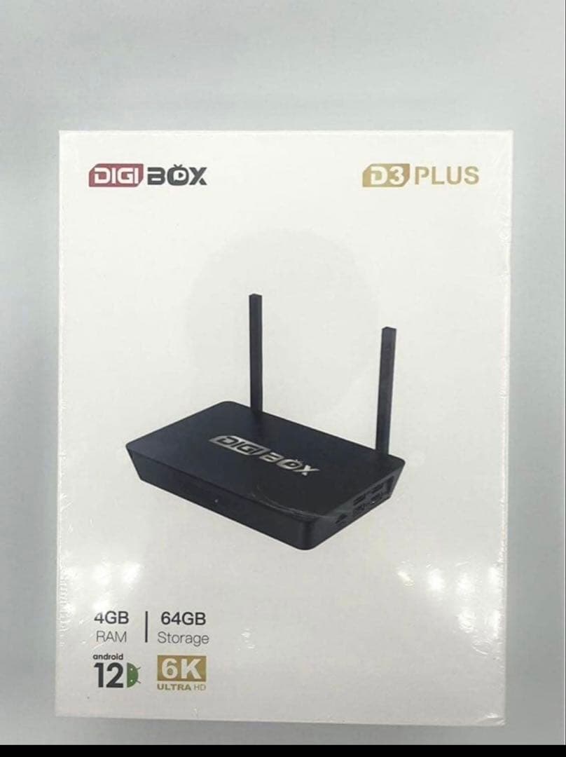 【新品】Digibox D3 Plusアメリカのスポーツや世界中の映画を楽しめる