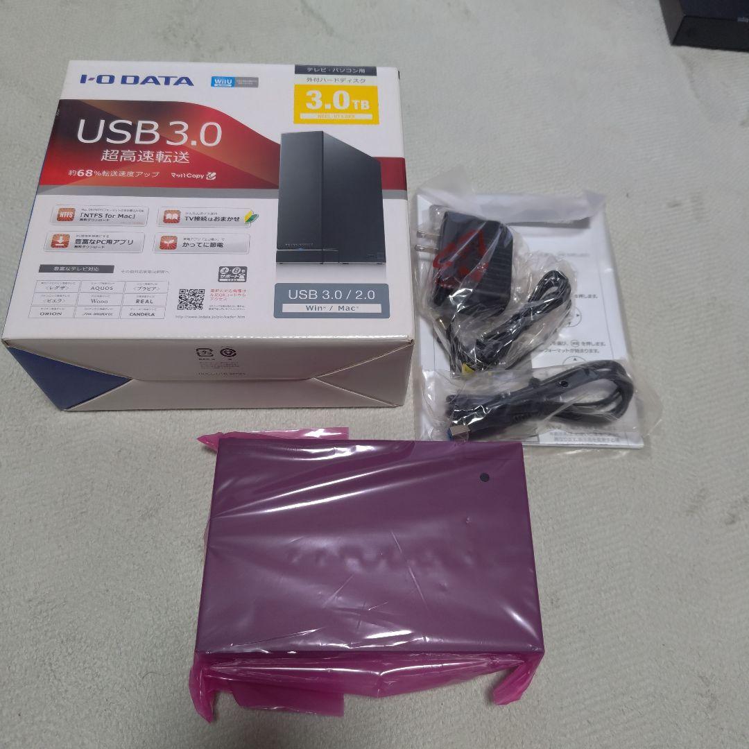 I・O DATA 3TB 外付けHDD HDCL-UT3 未使用品