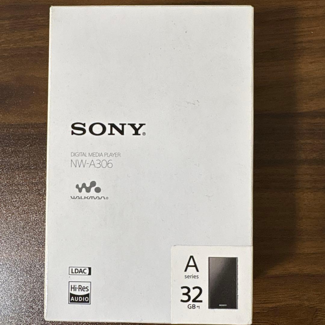 SONY NW-A306 32GB ブラック 保護フィルム、シリコンケース付き