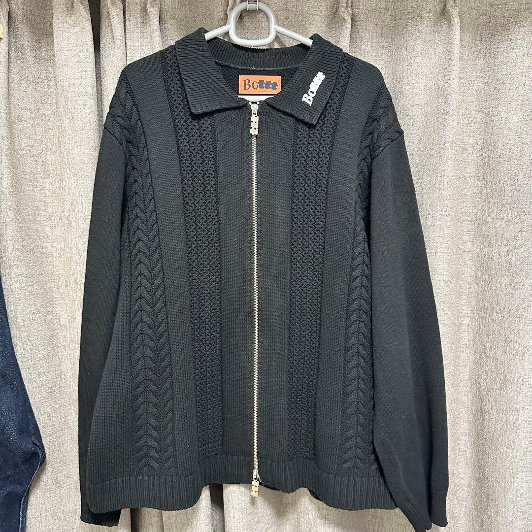 BoTT × TTTMSW Zip Up Polo ニット