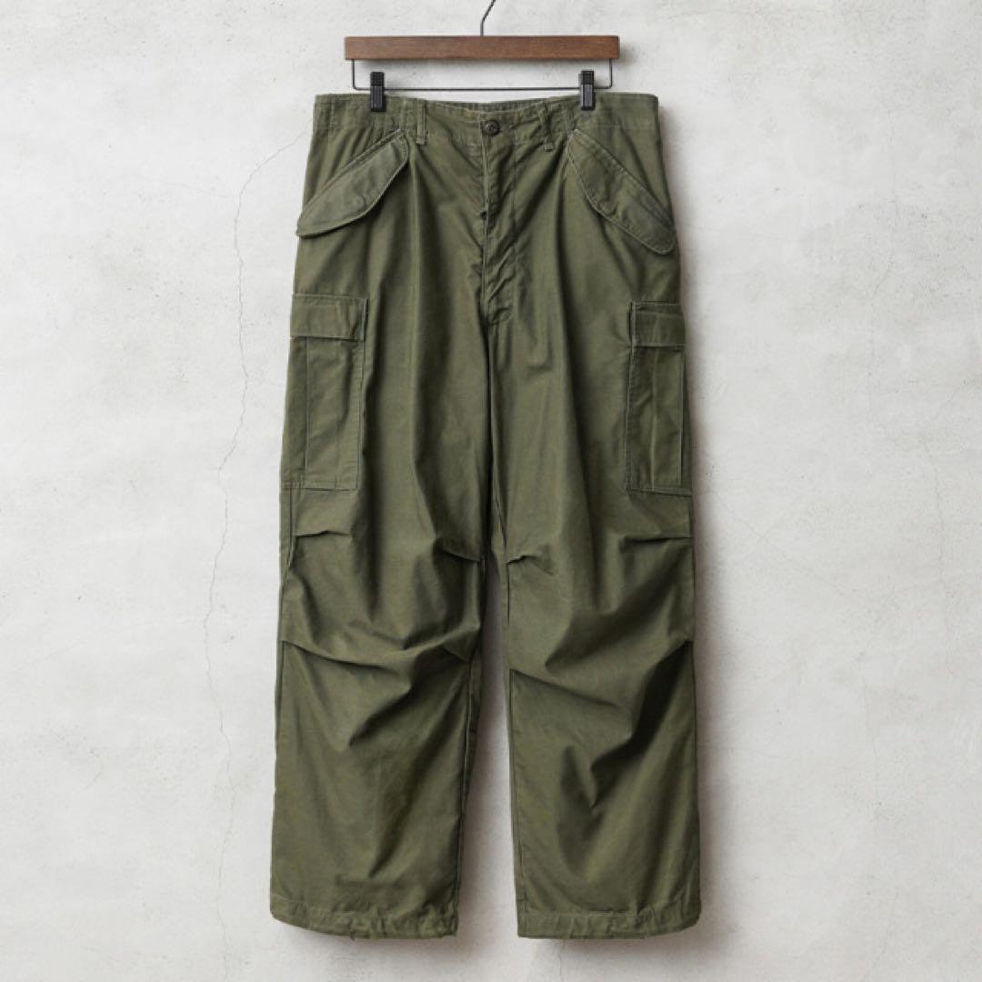 実物 USED 米軍 M-65 フィールドカーゴパンツ M-R 74年製
