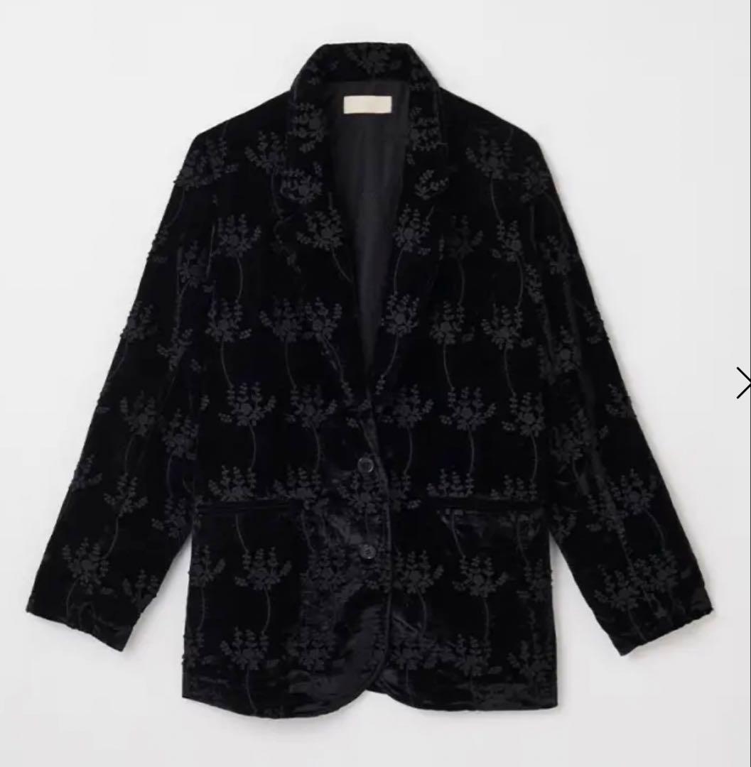 【ヤマダヤ】Ample ダブル刺繍ベロアテーラードジャケット【新品】