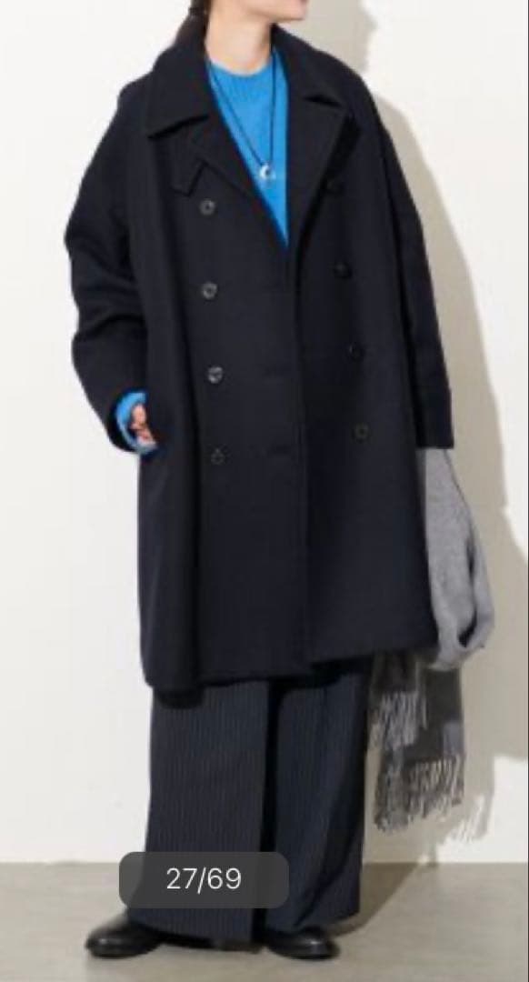 JOURNAL STANDARDビシュウメルトンロングPコート36