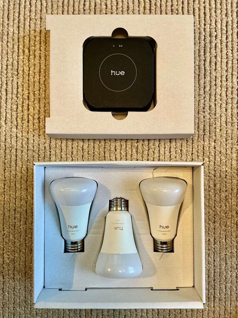 【ほぼ未使用】 フィリップスヒュー(Philips Hue) スターターセット