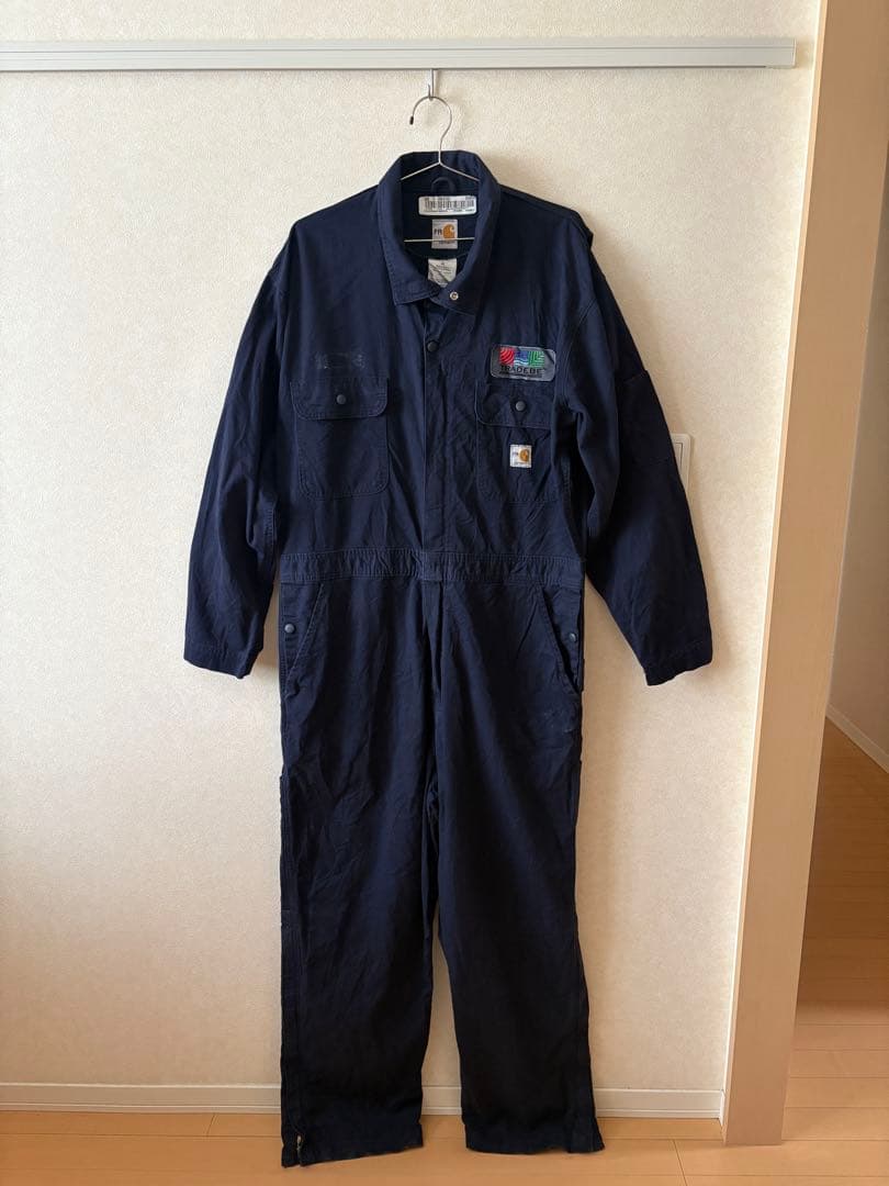 【vintage】美品　希少 Carhartt FR つなぎ ネイビー 米津玄師