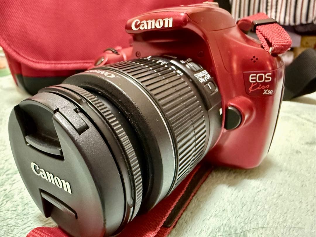 Canon x50kiss レッド