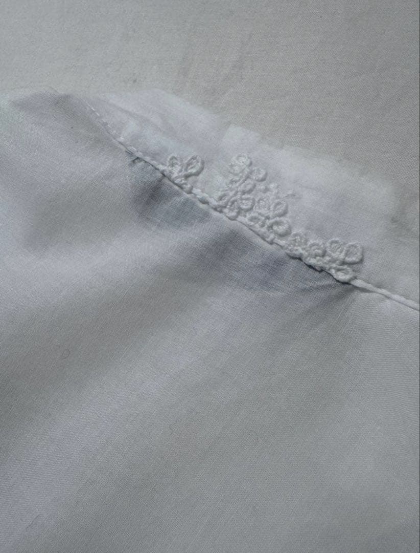 mizuiro ind レーススタンドカラーワイドシャツ