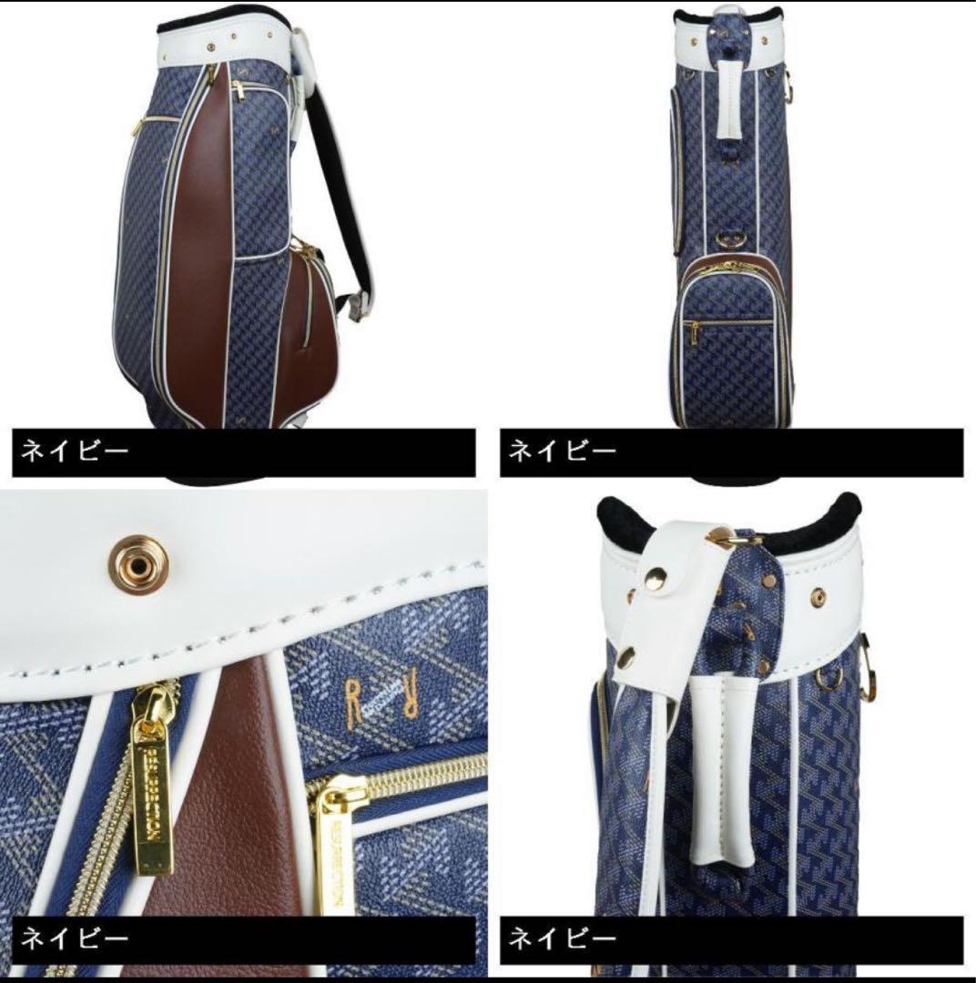 【アデトクンボ】Resurrection ゴルフバッグ ネイビー ブラウン