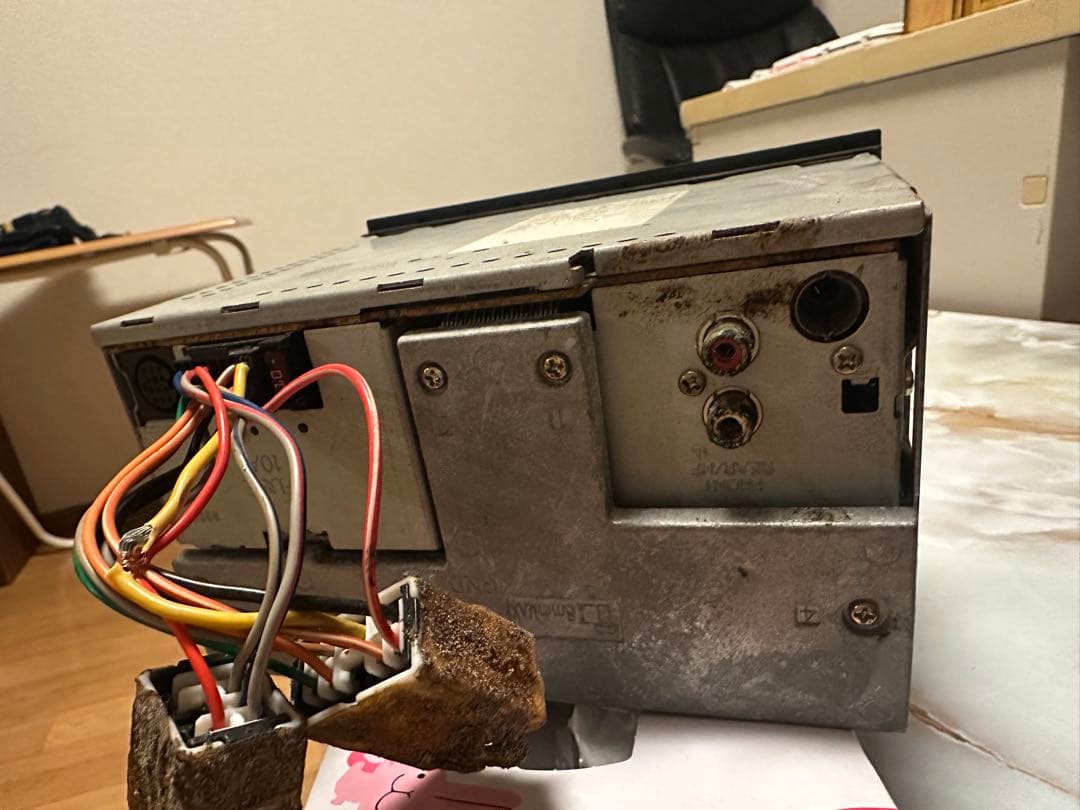 当時物KENWOOD DPX-4021 CDカセットデッキスペアナ