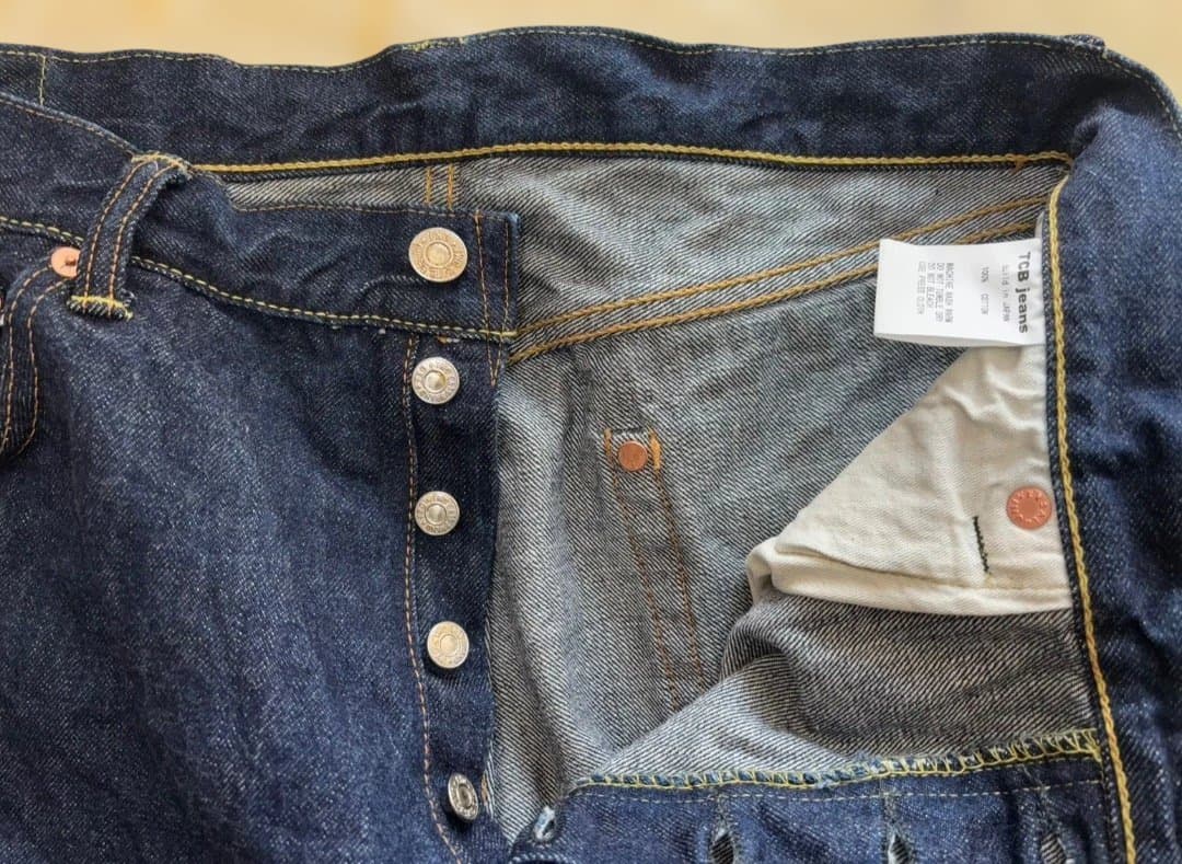 新品★TCBジーンズ Baggy 50's Jeans 13.5oz W36