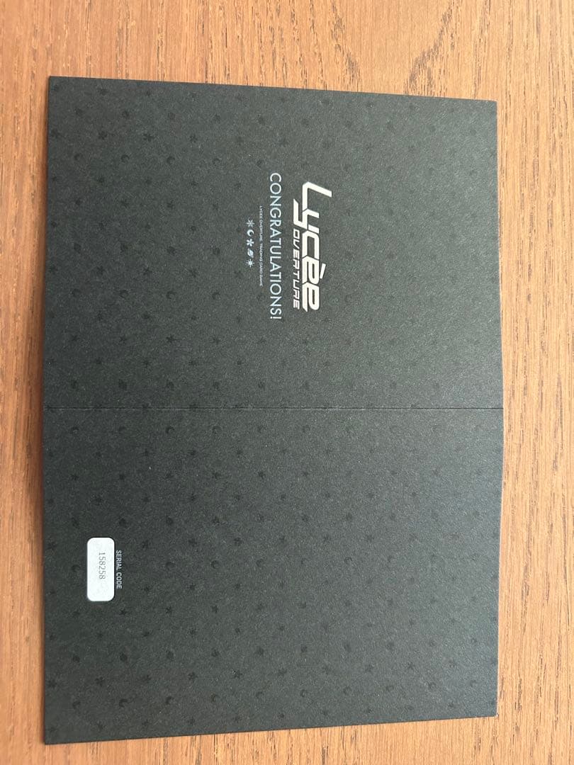 lycee 渡来明日香 直筆