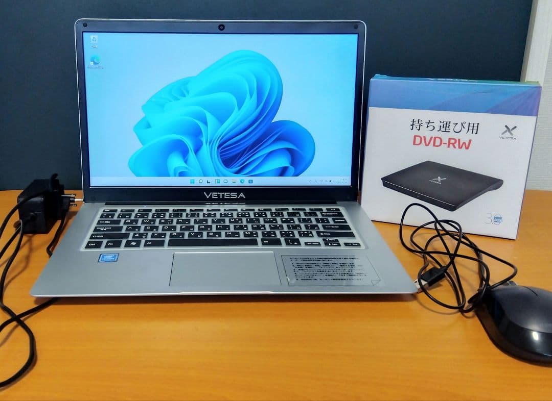 VETESA ノートPC Windows 11 DVD-RW付き