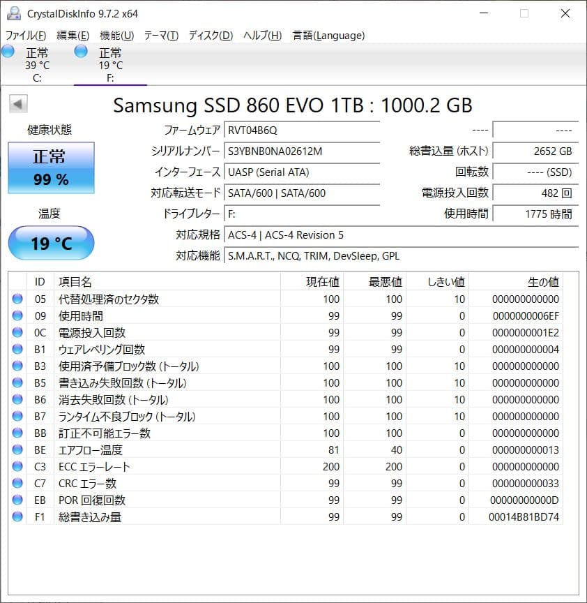 内蔵型SSD Samsung SSD 860EVO 1TB